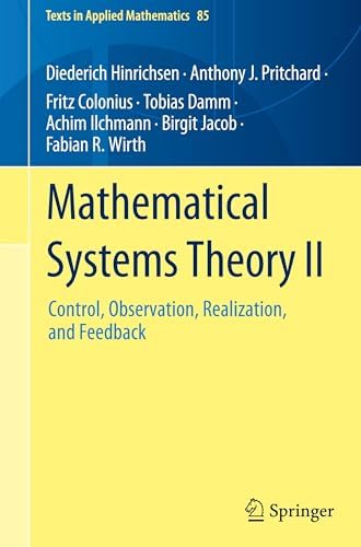 Mathematical Systems Theory III: Linear Quadratic Control and