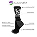 MadSportsStuff Basketball Socks with Player on Camo Athletic Crew Socks (Red/Black Camo, Medium)