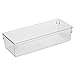 InterDesign Clarity Cosmetic Organizer Tray for Vanity Cabinet to Hold Makeup, Beauty Products - Clear