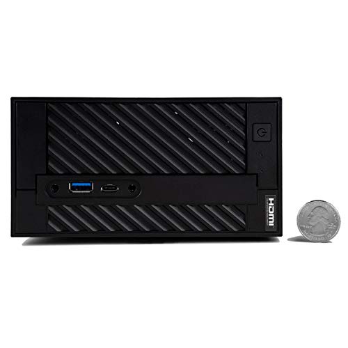 CUK AsRock DeskMini A300W Tiny Desktop (AMD Ryzen 5 3400G + Radeon RX Vega 11, 16GB 2666MHz DDR4 RAM, 512GB NVMe SSD, Windows 10 Home) Mini Small Form Factor PC Computer - Thumbnail 3