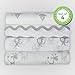 Organic Cotton Swaddle Blankets Muslin Large - Premium Safari Collection Swaddle Blankets with Animal Prints - Unisex Muslin Swaddle Blankets - Organic Baby Blankets - 4 Pack - (Gray Collection)