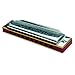Suzuki 1072-EB Folkmaster Standard 10-Hole Diatonic Harmonica, Key of Eb