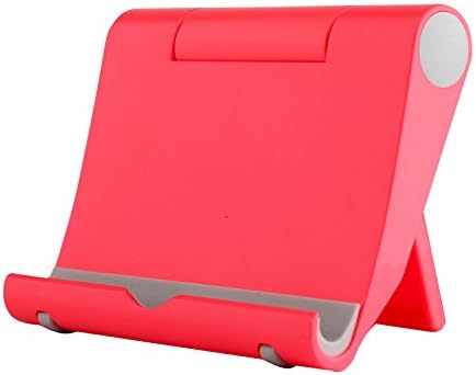 Atoah®Multi-angle Portable for iPhone, GPS Devices, Fit On Desktop Bed Mobile Stand for Bedroom, Office, Bathroom, Kitchen(red)