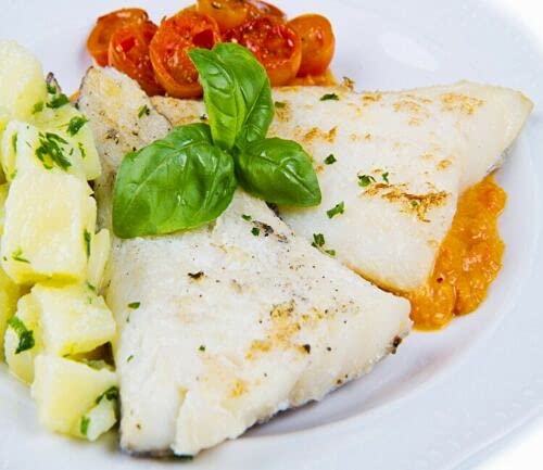 Homeland 5 lbs Wild Caught Frozen Cod - Premium Bulk Seafood, Portion Sizes Vary