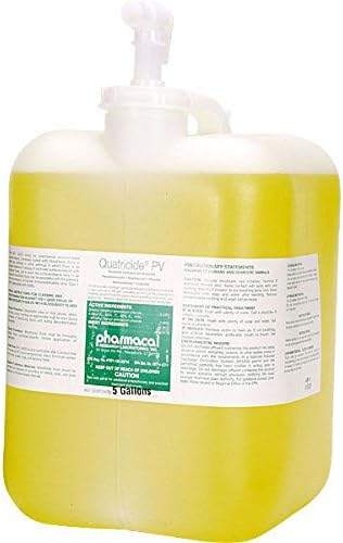 Dog &amp; Cat Disenfectant Cleaner Quatricide PV Kills Bacteria Concentrate 5 Gallon