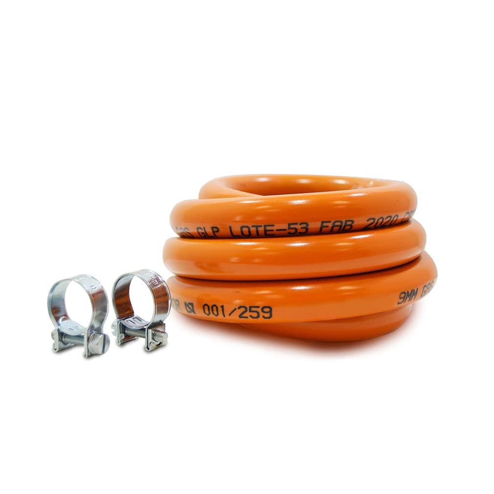 S&M 321535 Approved Butane Gas Piping Kit, Orange, 1.5 m