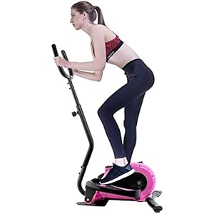 WNN-URG Elliptical Machine Cross Trainer Cross Trainer Elliptical Machine Exercise Bike Cardio Training Elliptical-Portable Upright Fitness Workout Elliptical Trainer Magnetic Cardio URG