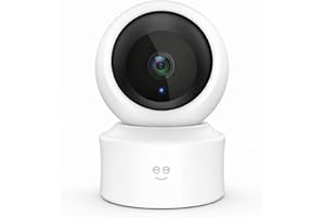 Geeni Scope Ultra 2K 360 Smart Auto-Follow Indoor Camera – 1440p Video Resolution, Wi-Fi Connectivity, Alexa & Smartphone Con
