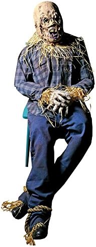Distortions Unlimited Scary Scarecrow Halloween Prop