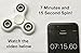 Fidget Spinners Prime (Two Pack) Stress Reducing EDC Tri Spinning Hand Fidget Toys for Kids and Adults with Anxiety 3 - 5 Minute Spin Times Non 3D Printed (Black / White)