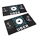Uber Sign New Logo. Removable Front and Rear Windshield Rideshare Placard (2) Pack. ThermoPlastic PVC Signs. These are NOT a laminated piece of paper!!
