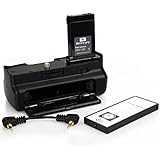 DSTE Replacement for Pro IR Remote 100D Vertical Battery Grip Compatible Canon EOS 100D Rebel SL1 SLR Digital Camera as LP-E12