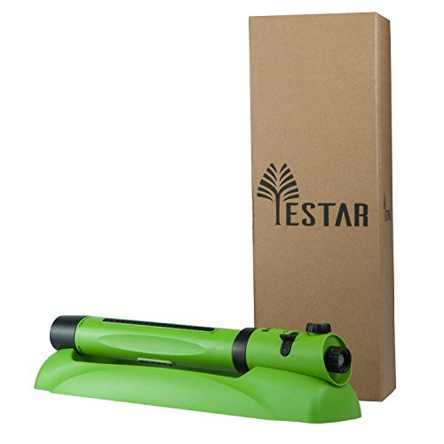 YeStar Garden Lawn Oscillating Sprinkler, Luxury 3 in 1 Yard Sprinkler System with One Touch Width Control & Flow Control, 3-Way Adjustment, Waters Up to 3,000 Sq. Ft...