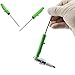 Pocket Magnetic Screwdriver Set of 2 Pieces - Phillips And Slotted With Magnet Top - Green
