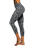 Printed Yoga Pants Printed Running Pants Moisture Wicking UPF50+ (Long Pants&Capris)