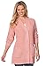 Women's Plus Size Cardigan In Shaker Knit