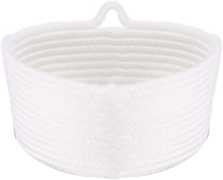AILEE Laundry Basket Baby Storage Basket Toy Storage Organiser for Nursery, Kids Room Washable Cotton Rope Woven