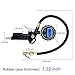 KGYECLEAR Black Digital Display Car Tire Pressure Gauge, Tire Tire Pressure Detection, Medium 250 PSI Air Chuck Tire Pressure Gauge for Cars, Trucks, SUVs Etc.(Batteries not included)