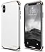 elago Empire Series iPhone X Case - Scratch Resistant Grip Coated Slim Fit Dual Toned Protective Cover for Apple iPhone X (2017) - Gold/White
