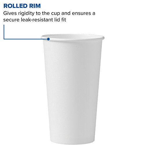 Solo 420W-2050 20 oz White SSP Paper Hot Cup (Case of 600)