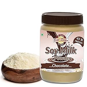 Eat Soya…BE SMART EAT SMART Instant Soy Drink Powder Chocolate Flavor 400 g (Sugar Free) Vegan – Non GMO – 45% Protein