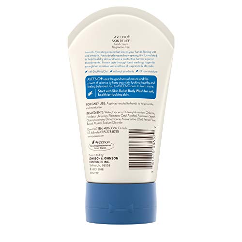 image for Aveeno Skin Relief Intense Moisture Hand Cream with Soothing Oat and R