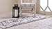 Unique Loom Sofia Collection Traditional Vintage Black Runner Rug (2' x 7')
