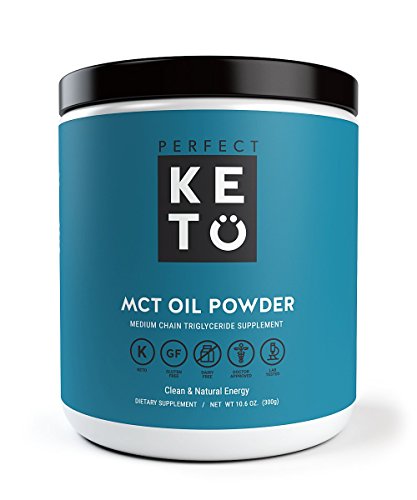 Perfect Keto MCT Oil Powder - Medium Chain Triglyceride (MCT) Oil Powder For Ketosis and Energy - Easier to Absorb and Digest, Made in USA