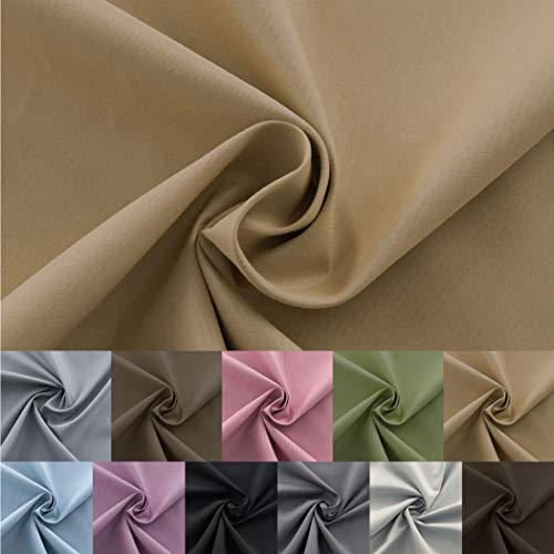 Home Queen Grommet Top Blackout Curtain Valance Window Treatment for Living Room, Short Straight Drape Valance, Set of 1, 37 X 18 Inch, Taupe