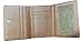 Texas West Men's Concho Cross Trifold Wallet in Ostrich Brown and Black (Brown)