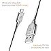 ZECEEN Metal USB Lightning Cable – Fast Charging & Data Transfer Cord (3.3 ft) – Almost Unbreakable – Bending & Weather Resistant – Compatible with iPhone XS/XR/X/8/7/6s/6/5s/5/SE, iPad Pro/Air/Mini