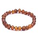 Genuine Raw Baltic Amber Bracelet for Adult - Choose Your Colors and Choose Your Size! - 3 Sizes and 10 Different Colors - 100% Authentic Baltic Amber (7 Inches, Cognac)