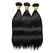 Human Hair Drawstring Ponytail Extension Afro Kinky Curly Ponytail for Black Women Wrap Drawstring Ponytail Hairpiece Thick with Clip in Binding Pony Tail (ST 10 12 14+8, Bundles with Closure)