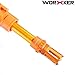 Worker Aluminum Alloy Front Tube Decorative Cap with Screw Thread for nerf modified blasters - Orange