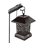 Solar Mosquito Killer Lamp, Waterproof Radiation-free Low Noise Indoor and Outdoor Bug Zapper