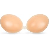 Strapless Sticky Adhesive Bra Invisible Push up Reusable Silicone Off Backless Viscous for Women Dress