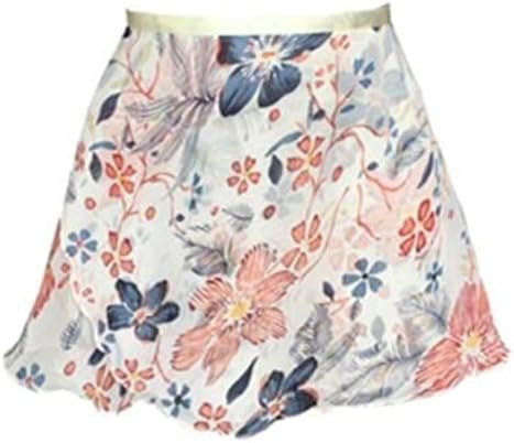 YUANYUAN520 Ballet Tutu Skirt Arrival Women Chiffon Flower Practice Ballet Skirt Girls Floral Print Dance Leotard Small Apron (Color : F21, Size : S)