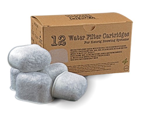 Canfly 12-pack replacement charcoal water filters cartr…