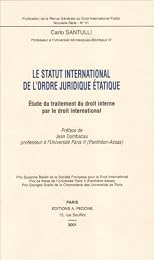 Le  statut international de l'ordre juridique étatique