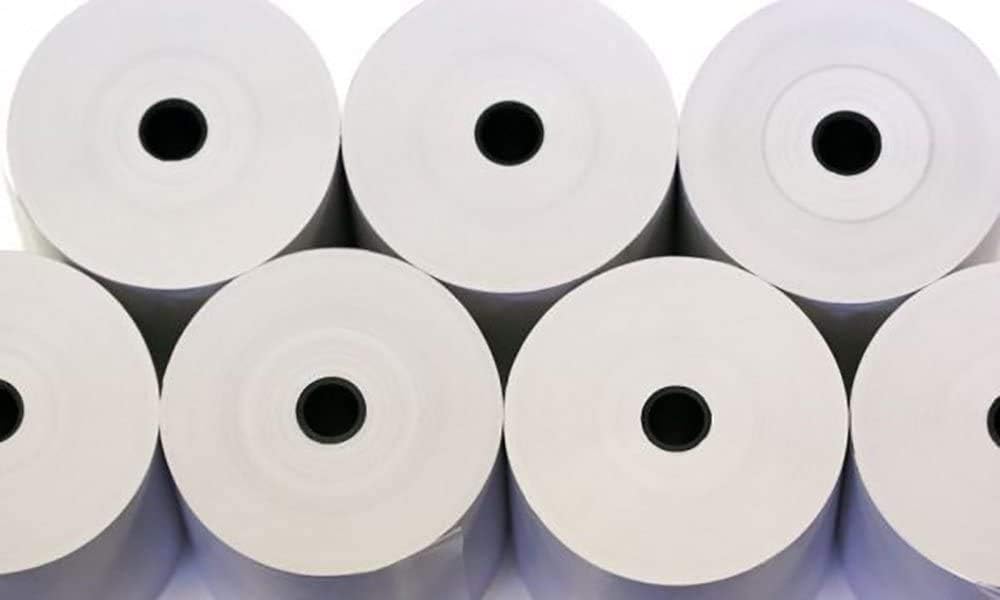 Surepay - 57x40 High Quality Card Machine (PDQ) Thermal Paper Till Rolls (Ingenico, Spire, Verifone) 57mm x 40mm Qty 20 (Made in The UK) - Sale £7.95 (RRP £9.95) (Pack of 10 - 200 Rolls)