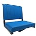 SPORTBEATS Stadium Seats, Bleacher Seat Chair with Durable Back Support and Ultra-Padded Cushion Seat,Blue