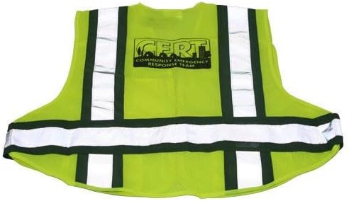 CERT 5-Point Breakaway Mesh Safety Vest - EMS Rated, size: Medium - X-Large