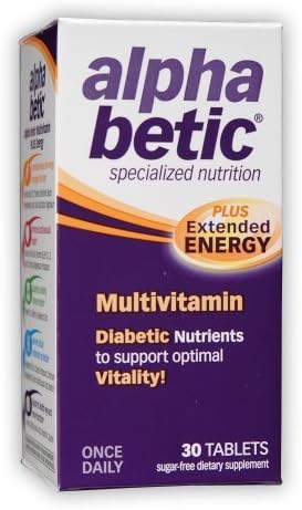 alpha betic Once-Daily Multi-Vitamin Supplement, 30 Tablets by Alpha Betic