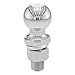 CURT 40038 Chrome Trailer Hitch Ball, 12,000 lbs, 2-Inch Diameter, 1 x 2-1/4-Inch Shank