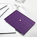 Poetic Slimline New iPad 9.7 Inch 2017/2018 Case Slim-Fit Trifold Cover Stand Folio Case with Auto Wake/Sleep for iPad 9.7 2017 / iPad 9.7 2018 Purple