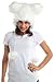 Faux FUR Animal Hats Hoods Miki Short White Ski Ears with Poms Unisex