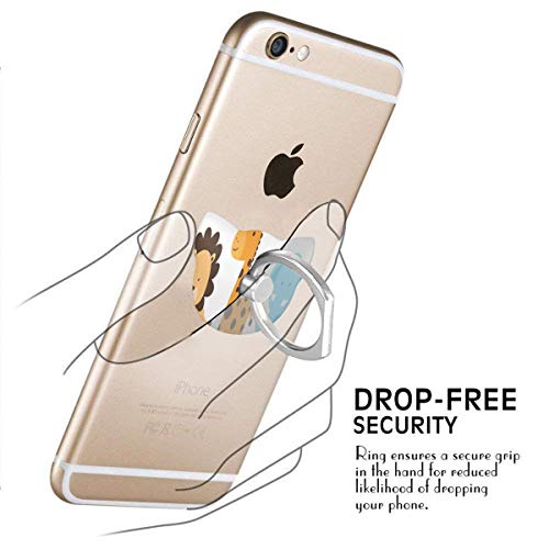 Cell Phone Holder Animals Cat Type Ring Phone Holder Adjustable 360° Rotation Phone Stand for IPad Phone X/6/6s/7/8/8 Plus/7, Galaxy S9/S9 Plus/S8/S7 Android Smartphone