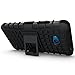 Sophmy Hybrid Dual Layer Armor Protective Case Cover with Kickstand Black