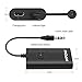 Mpow Bluetooth Transmitter, Portable Wireless Bluetooth Audio Adapter for TV, Paired with Bluetooth Headphones/Bluetooth Receivers to Listen the Sound from TV (Connected TV with 3.5mm Audio Cable)