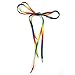 Polyester Rainbow Color Shoelaces Shoe Laces Tie for Casual Sport Athletic Shoes